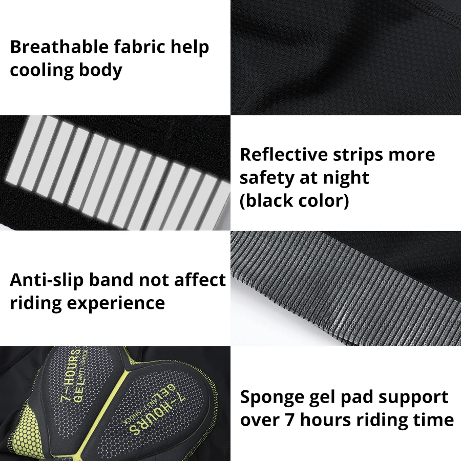 Cycling Shorts Men Gel Pad Bicycle Clothes MTB Mountain Road Bike Downhill Enduro Clothing Male Women 2024 Summer 7 Hours - Image 5